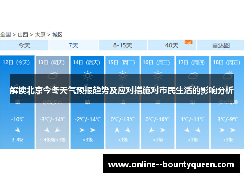 解读北京今冬天气预报趋势及应对措施对市民生活的影响分析 解读北京今冬天气预报趋势及应对措施对市民生活的影响分析