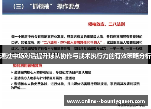 通过中场对话提升球队协作与战术执行力的有效策略分析 通过中场对话提升球队协作与战术执行力的有效策略分析